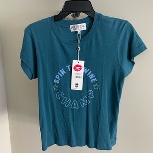 NWT Wildfox Spin the Wine Champ Sample Top No9 Small